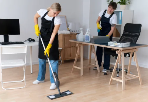 Nettoyage de bureau professionnel à la Baffe